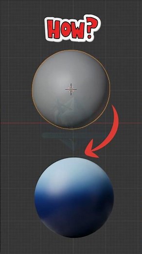 Gradient Material in Minutes (Blender Beginners) #blender #viral #shorts #tutorial