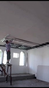 Fiber cement board installation #ceiling | Conx Setenta