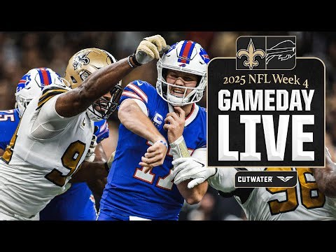 Bills vs. Saints Gameday Live | 2025 NFL Week 4