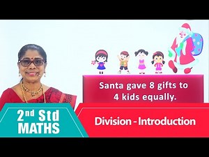 2nd Std Maths | Division - Introduction | Mathematics Class -2 | Maths Part-201