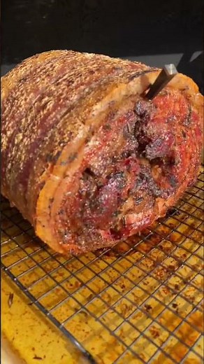 How to smoke a Porchetta