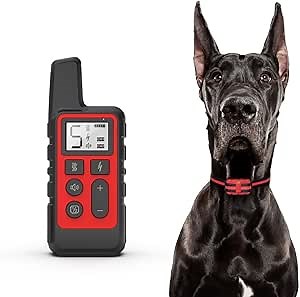 Sport Trainer Remote Trainers - Bright, Easy to Read OLED Screen - Waterproof, Rechargeable Dog Training Collar with Tone, Vibration, and Static,3 Dog Expandable