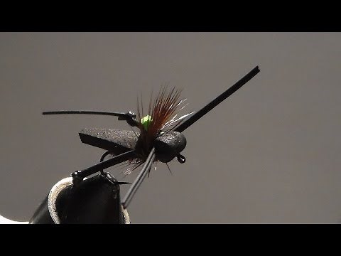 Fly Tying - Terrestrial no. 2 - Foam Cricket