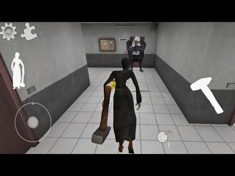 Escaping as Evilnun in ice Scream 4 | ice Scream 4 Mod Menu