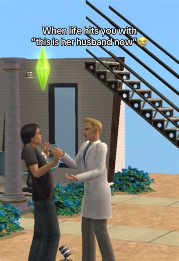 Pascal curious had crush to his wife a long time ago #thesims2 #pcgaming #simsgameplay #thesims #gamer
