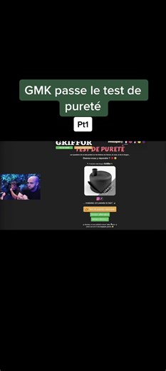 GMK test de pureté 😂😭 #gmk #inoxtag #live #humour #drole #DidYouYawn #pourtoi #ezythr #xyzbca #foryoupage #goviral