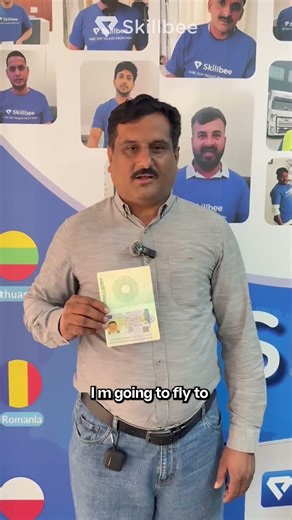 Qamar Abbas, with 10+ years of UAE driving experience, embarks on his European journey🚛✈️🌍