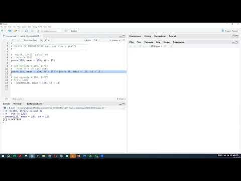 Loi normale Vidéo 1 Calcul de probabilités