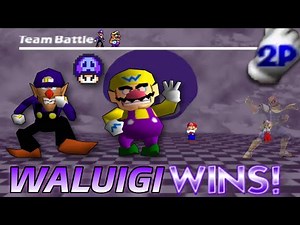 Smash Remix - WALUIGI RETURNS!💥- TEAM BATTLE - Waluigi & Wario - Multiplayer Gameplay #2- Skin Mods