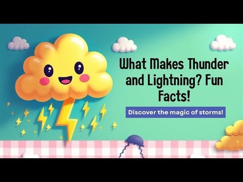 Why Does Thunder Boom and Lightning Flash? | Kids Science Explained!