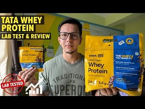 Can TATA Really Compete with International Whey Brands? TATA WHEY PROTEIN Full Lab Test 🔬 Results!