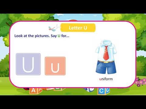 Letter U_Literacy skill Nursery_Star_Kids