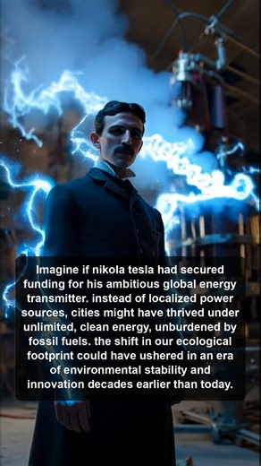 47K views · 1.1K reactions | Explore the revolutionary impact of Nikola Tesla's global energy transmitter and how it could have transformed cities with unlimited, clean energy and advanced environmental stability decades ahead of our time. | Nikola Tesla Insights | Facebook