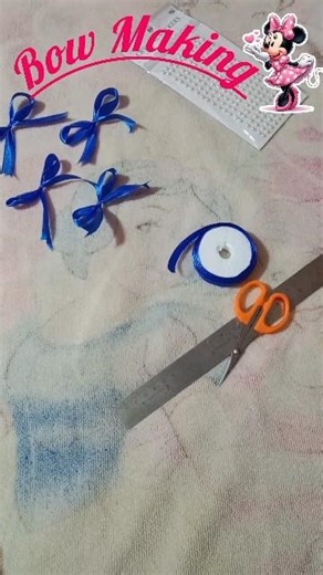 🎀 How to Make a Beautiful Bow 🎀 | Easy Ribbon Bow Making Tutorial ✨ #DIY #Craft