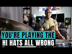 LEARN HOW TO PLAY THE HI HATS CORRECTLY | Jazz Drummer Q-Tip of the Week