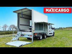 MAXICARGO : Présentation du Maxifourgon spécial Enrobés