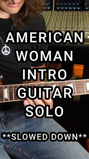 78K views · 908 reactions | Learn the guitar solo to American Woman with this slowed down guitar lesson tutorial #guitar #guitarist #guitarplayer #guitarlessons #guitarsolo #guitars #guitarsdaily #guitaristsofinstagram #guitarists #guitarlesson | LVL UP GTR | Facebook