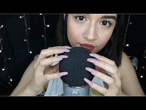 ASMR Mic Scratching & Inaudible Whispers || Tena ASMR ♡