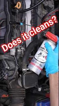 Here is before and after using CRC Intake valve and turbo cleaner
