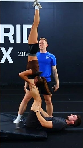 Forgot to stretch ☠️ #cheer #stunt #shorts