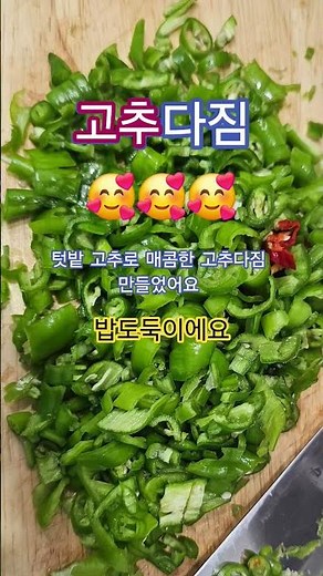 고추다짐 만들기🥰고추다대기💦매운맛😅밥도둑🥲눈물맛🌿조심하세요⚠️