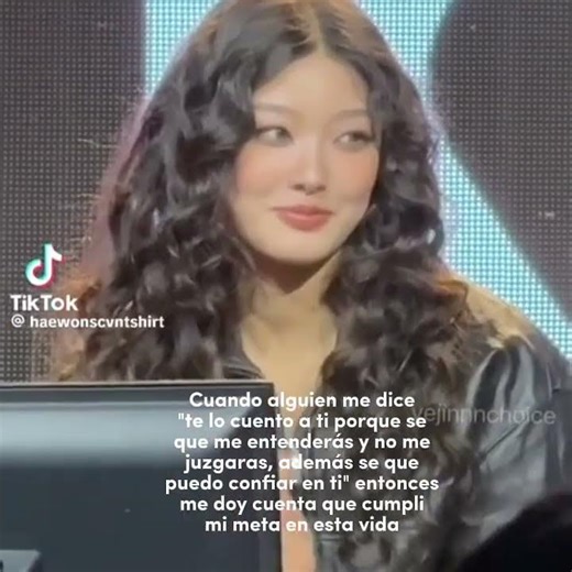 Me hace feliz :b #katseye :: #yoonchae