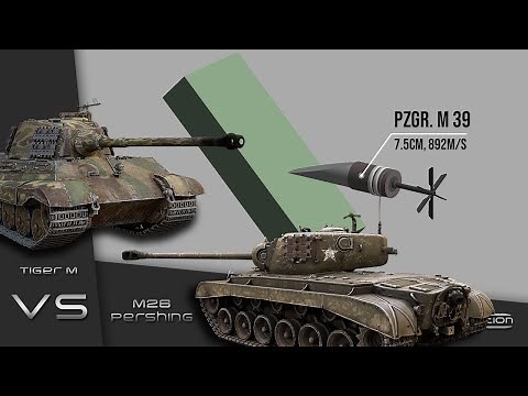 The Solution To Sloped Armour | M26 Pershing Armour Piercing Simulation