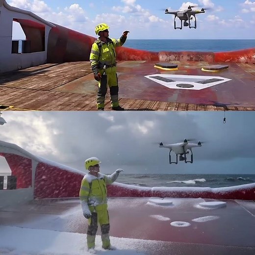 How Drones Are Revolutionizing Offshore Inspections | 3D Animation by Fidar Animation