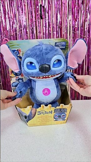 💙 Disney Lilo & Stitch Live Action Many Moods Stitch Interactive Plush Toy 💙 Just Play