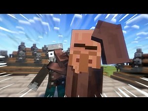 When Minecraft Villagers Use Fists Against Pillagers...