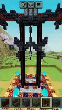 Minecraft Nether Sword Portal ! 1.21 ⚔️ #minecraft #shorts