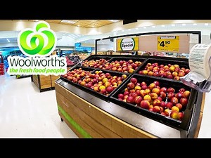 WOOLWORTHS, Supermarket in Perth, Australia, Shop Tour (Fresh Produce, Breads, Cakes, Spreads)