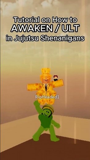 Tutorial on how to AWAKEN / ULT in JJS (No Clickbait) | #jjs #jjk #jujutsushenanigans #roblox
