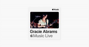 Gracie Abrams: Apple Music Live on Apple Music