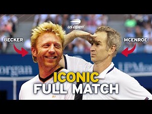 Incredible Exhibtion Match | Boris Becker vs. John McEnroe Iconic Full Match | 2002 US Open