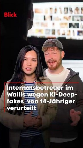 Deepfake scandal in Valais: Boarding school supervisor creates AI-generated nude images of 14-yea...