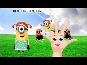 Finger family minions | nursery rhymes song | minions finger family for children