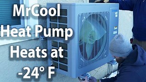 We installed the all new MrCool Universal heat pump in Grand Forks, North Dakota, which is the coldest city in the lower 48 states. Want to see how well this heat pump did? Spoiler alert, it heated the house and maintained 70 degrees inside while -24° outside. Stay to the end of the video to see what the contractor who installed the unit thinks about it. | MRCOOL