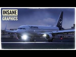 MSFS | ARPC | FENIX A320 INSANE EVENING LANDING | 2K60p