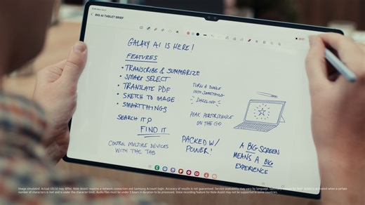 Never miss a note when you can record, transcribe and summarise in an instant. All new #GalaxyTabS10 with Note Assist. Learn more: http://spr.ly/6182tjTSQ | Samsung