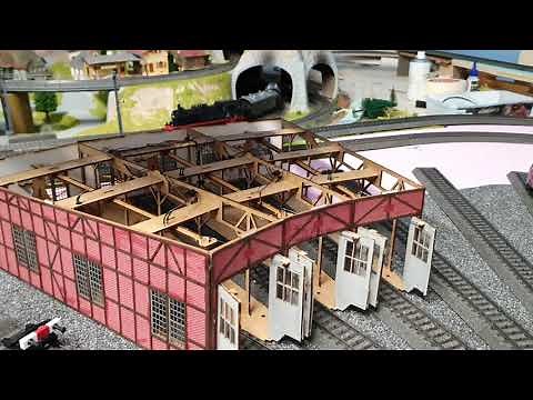Märklin Lokschuppen 72886 fast fertig :-)