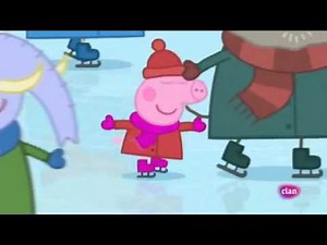 Peppa Pig Espanol Patinando en el hielo