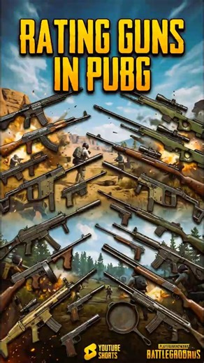 Rating the BEST gun in PUBG PC #pubg #pubgmobile #gamingindia