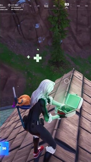 Black Cat injured by Ghostface #fortnite #fortniteclips #fortniteshorts #gaming #win #clutch
