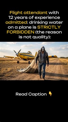 @george.master707 on Instagram: "💧 You asked for water. She said yes. But she judged you. Here’s what crew never say out loud: Tap water on aircraft = technically drinkable. Practically? Never. Tanks are aluminum. They’re filled by trucks that also service toilet systems. They’re cleaned — legally — once a year. 2019 EPA study: 12% of commercial aircraft tested positive for coliform bacteria. Some had E. coli. But that’s not why she won’t drink it. The real reason: She has 45 minutes to serve 1