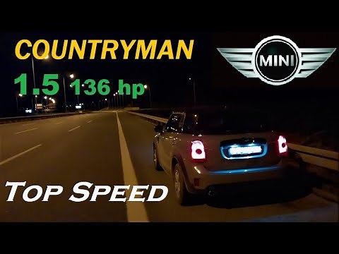 MINI COUNTRYMAN F60 LCI (2020) 1.5L (136 hp) Acceleration &Top Speed
