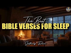 The Best Bible Verses To Sleep | Soothing Rain and Thunder | Bible Reading