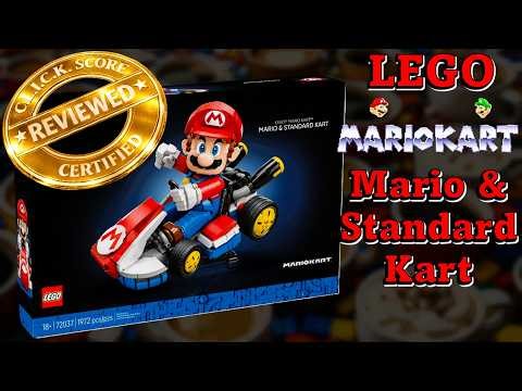 LEGO Mario Kart - Mario & Standard Kart - LEGO Review and Speed Build