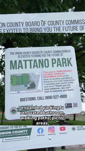 Union County groundbreaking of Mattano Park renovation project. The improved park space is scheduled to be complete this November and will include new tennis courts, soccer & football fields, walking paths and more. Stay tuned! | Union County Commissioner Sergio Granados