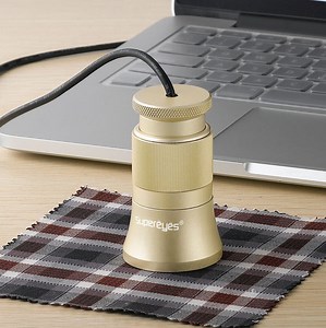 C003 Digital Microscope Automatic Textile Analysis Thread Counter Linen Tester Microscope with Manual Focus and Zoom Capability